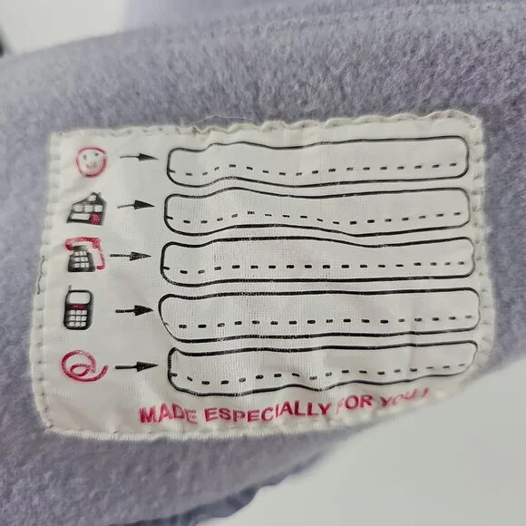 Rothschild Girls Dress Coat Size 5 Blue Frost Faux Fur Collar Holiday Coat - Picture 9 of 10